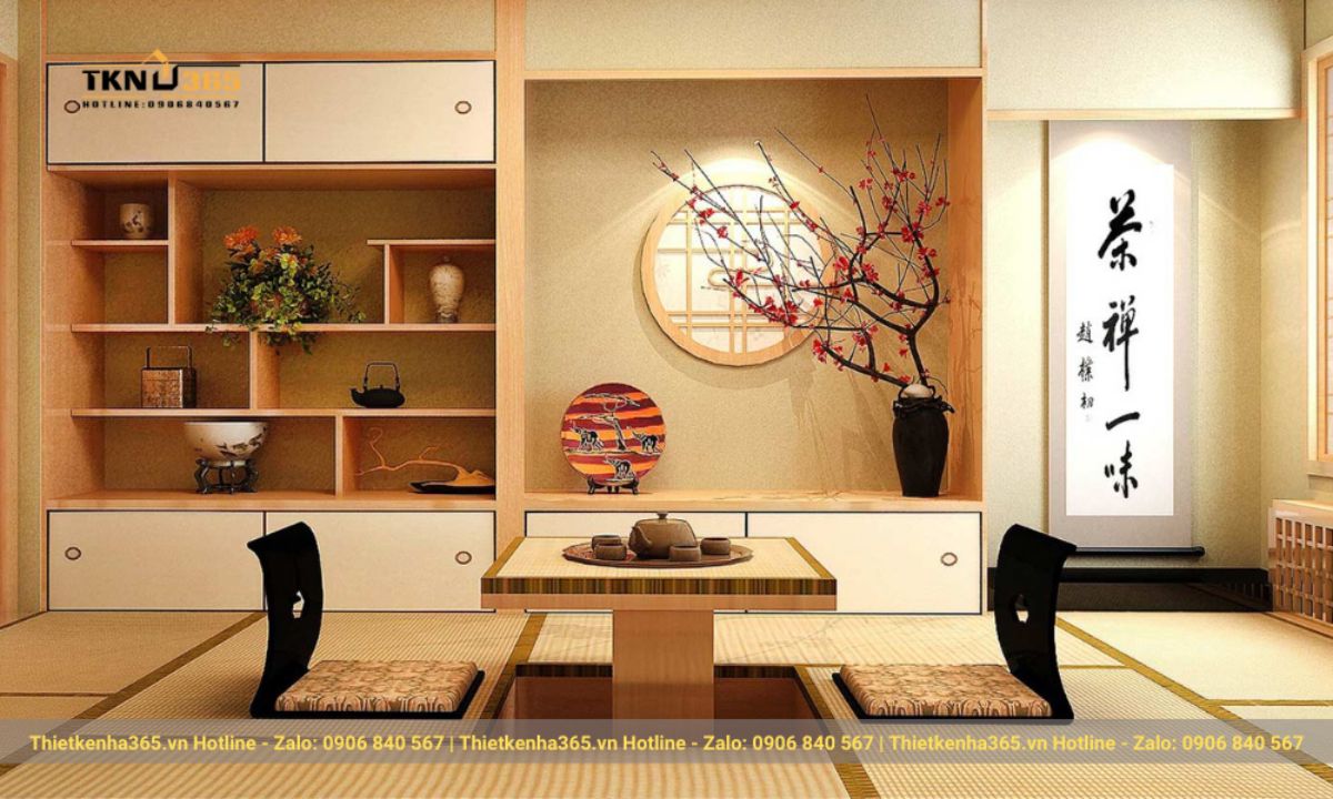 Thiết kế nội thất phong cách Nhật Bản