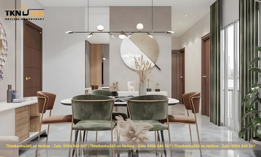 mẫu trang trí nội thất phòng ăn