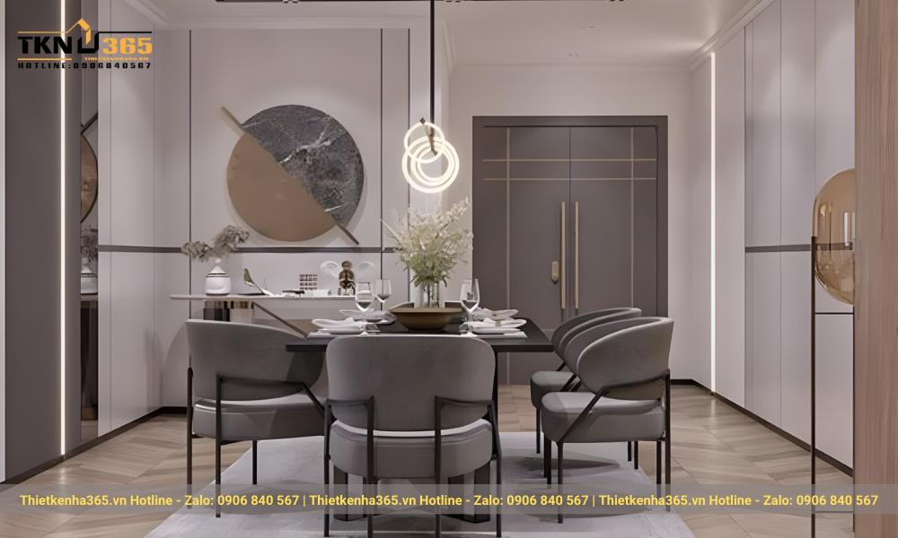 mẫu trang trí nội thất phòng ăn