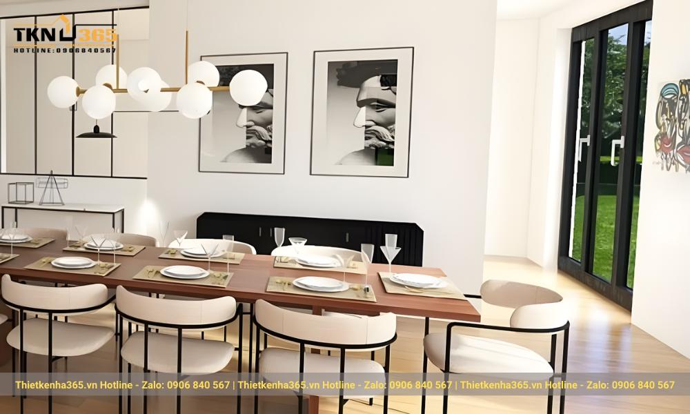 mẫu trang trí nội thất phòng ăn