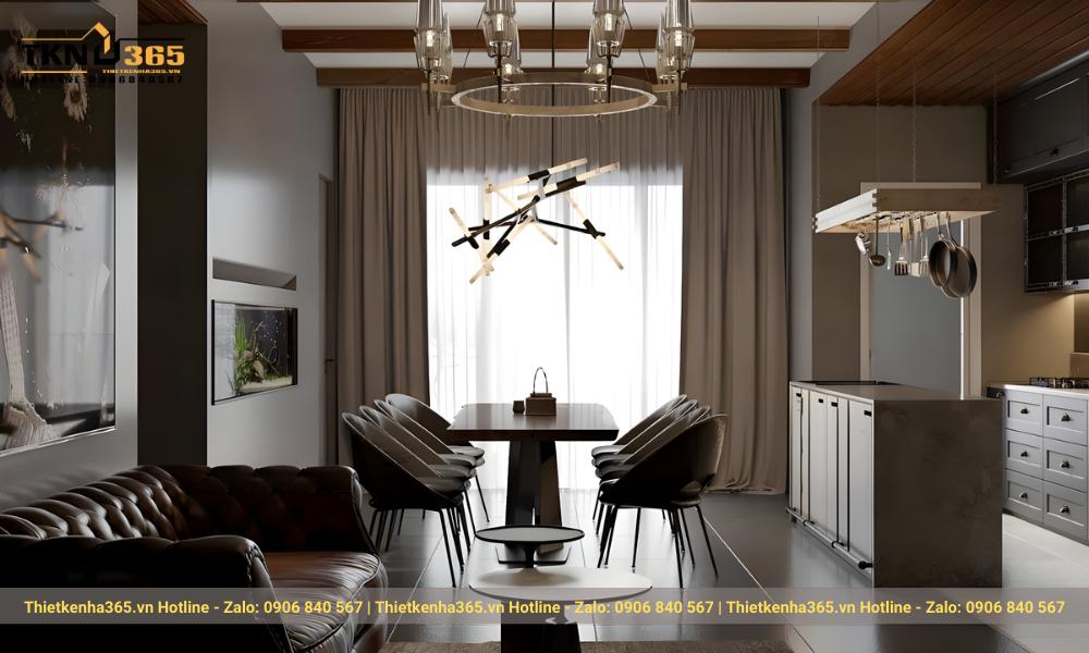 mẫu trang trí nội thất phòng ăn