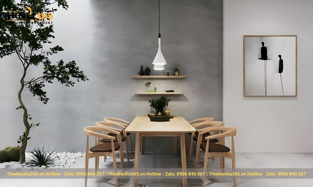 mẫu trang trí nội thất phòng ăn