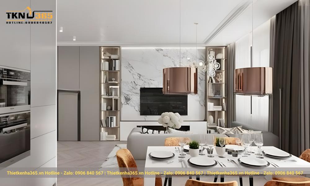 mẫu trang trí nội thất phòng ăn