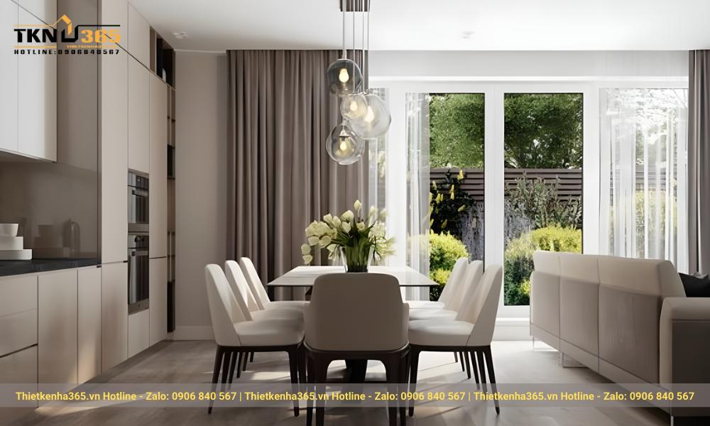 mẫu trang trí nội thất phòng ăn