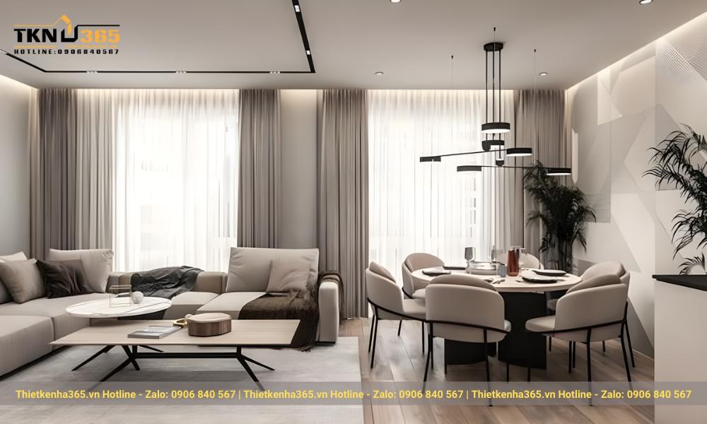 mẫu trang trí nội thất phòng ăn