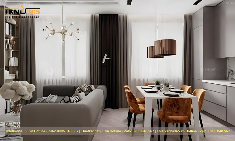 mẫu trang trí nội thất phòng ăn