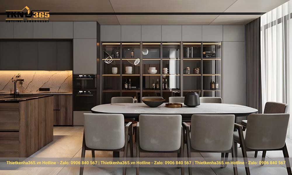 mẫu trang trí nội thất phòng ăn