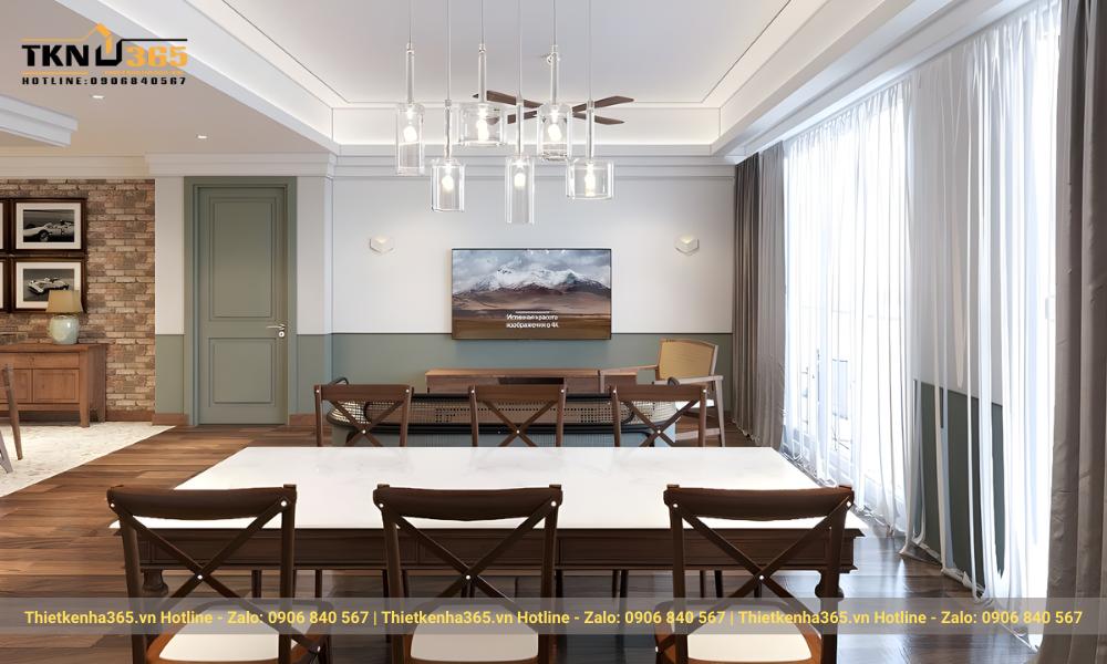 mẫu trang trí nội thất phòng ăn