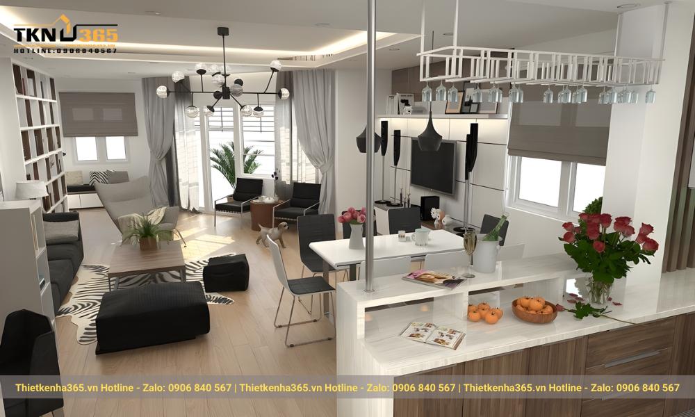 mẫu trang trí nội thất phòng ăn