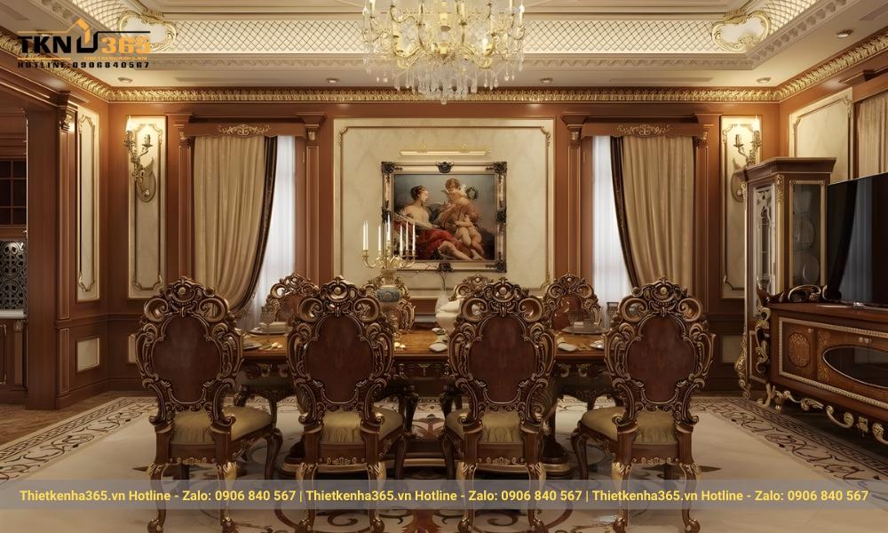 mẫu trang trí nội thất phòng ăn