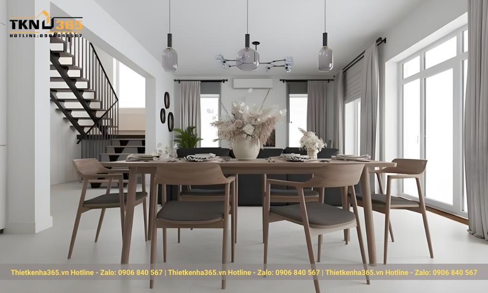 mẫu trang trí nội thất phòng ăn