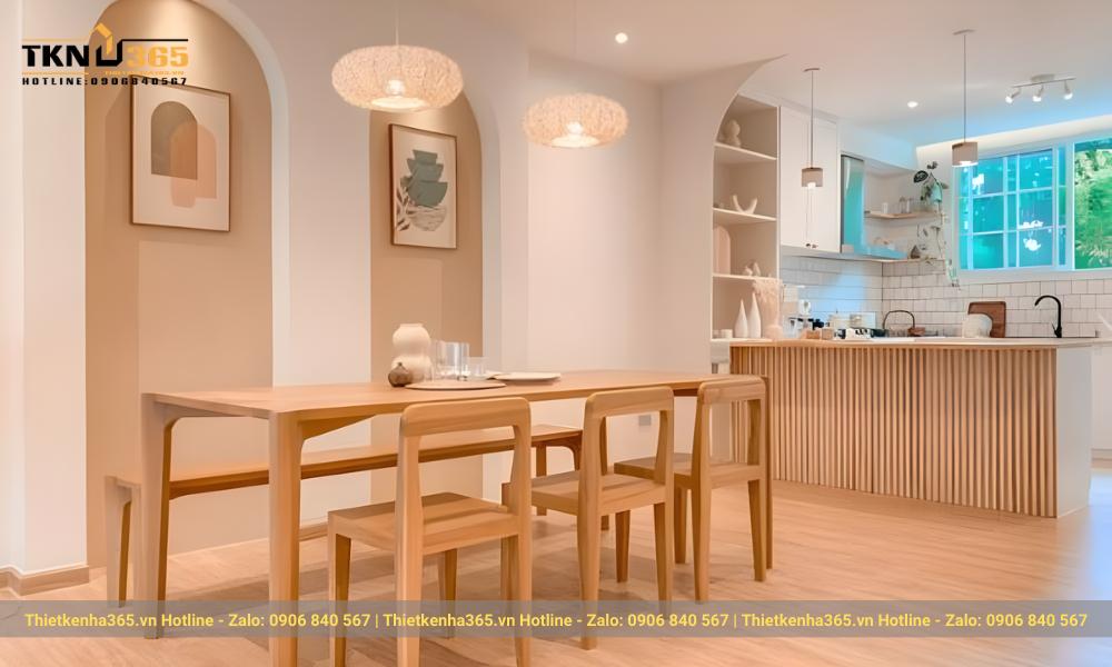 mẫu trang trí nội thất phòng ăn