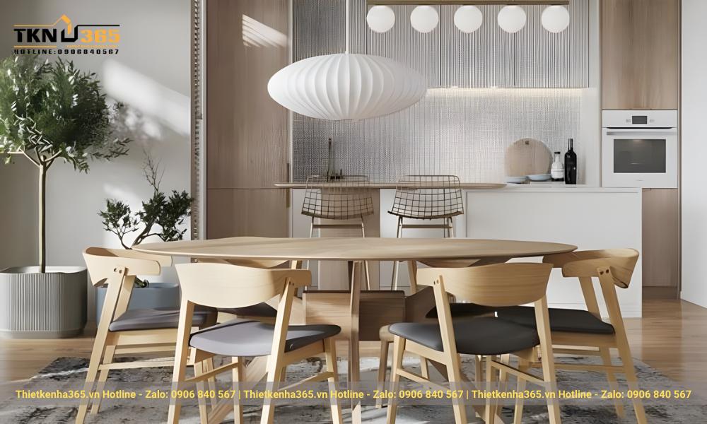 mẫu trang trí nội thất phòng ăn