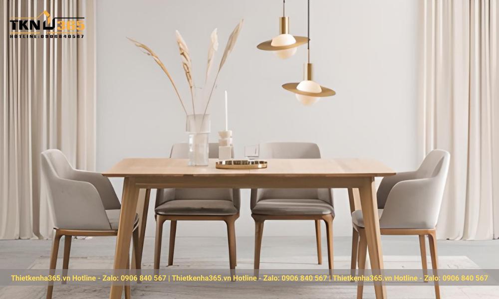 mẫu trang trí nội thất phòng ăn