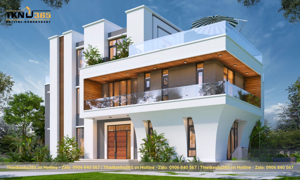 Các mẫu biệt thự hiện đại 3 tầng cao cấp nhất năm 2023