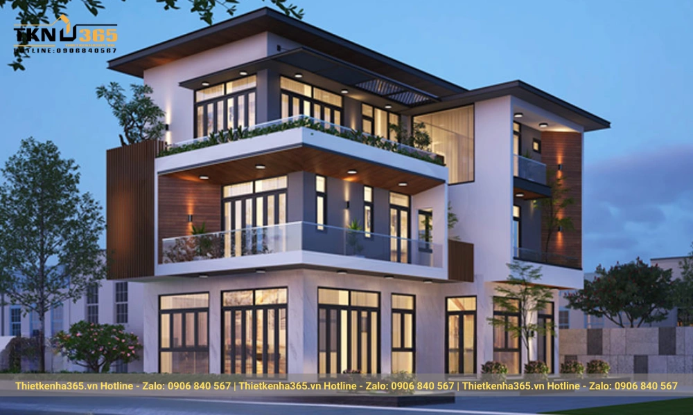 Các mẫu biệt thự hiện đại 3 tầng cao cấp nhất năm 2023