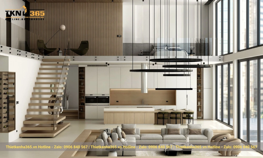 mẫu thiết kế nhà nhỏ 50m2 full nội thất