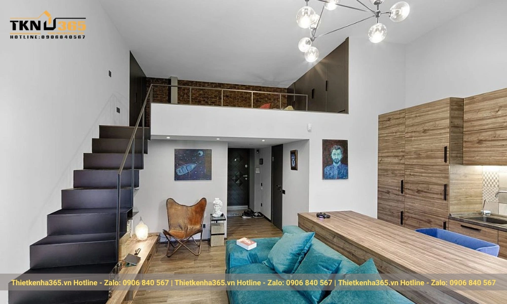 thiết kế nhà nhỏ đẹp đơn giản, công năng đầy đủ