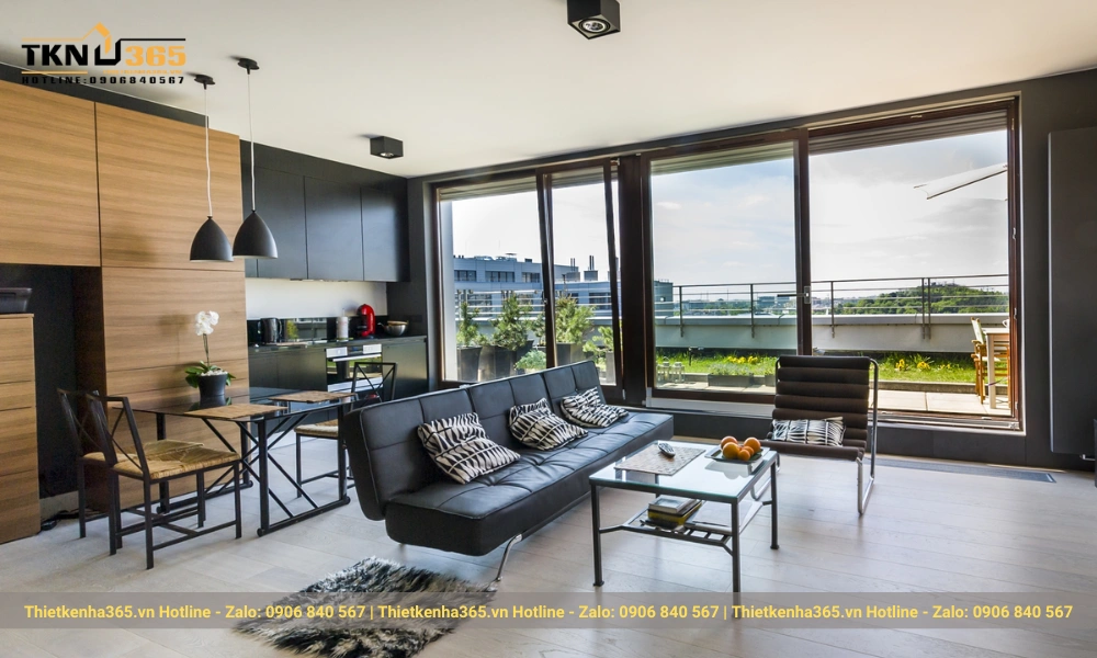 mẫu thiết kế nhà nhỏ 50m2 full nội thất