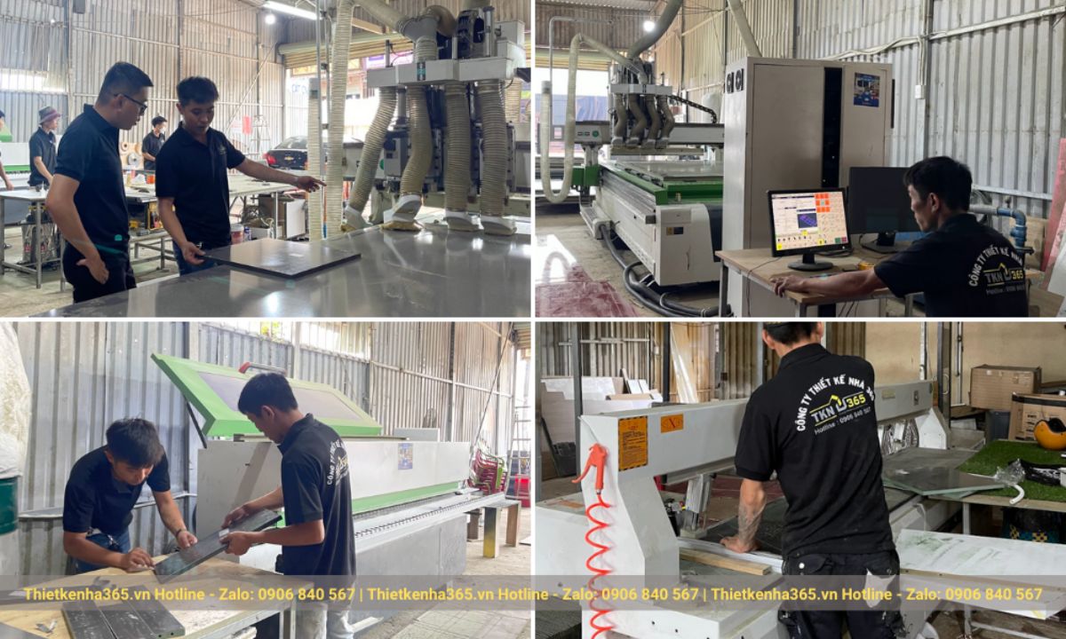 Sở hữu xưởng thi công nội thất uy tín, đảm bảo chất lượng tuyệt đối cho khách hàng