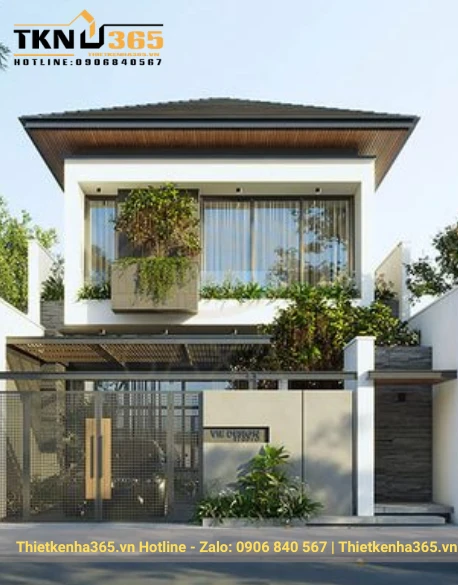 Bản vẽ thiết kế nhà ống 1 trệt 1 lầu 5x20m