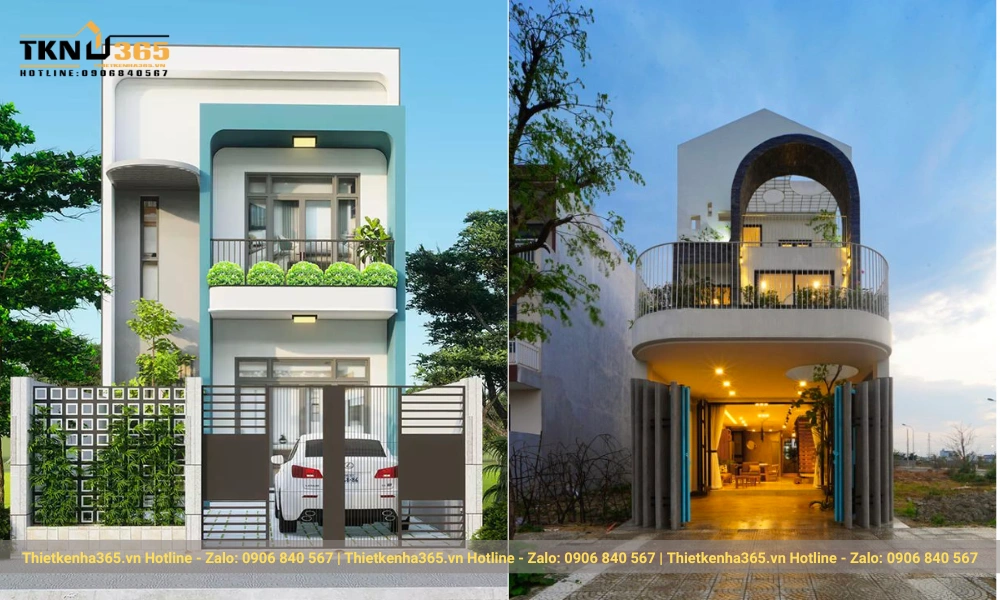 Mẫu Thiết kế nhà phố phong cách Địa Trung Hải đẹp