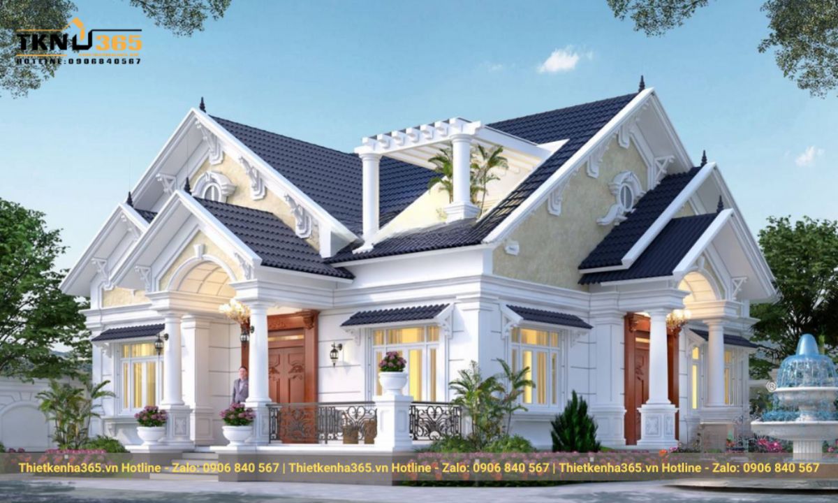 nhà chữ l 1 tầng