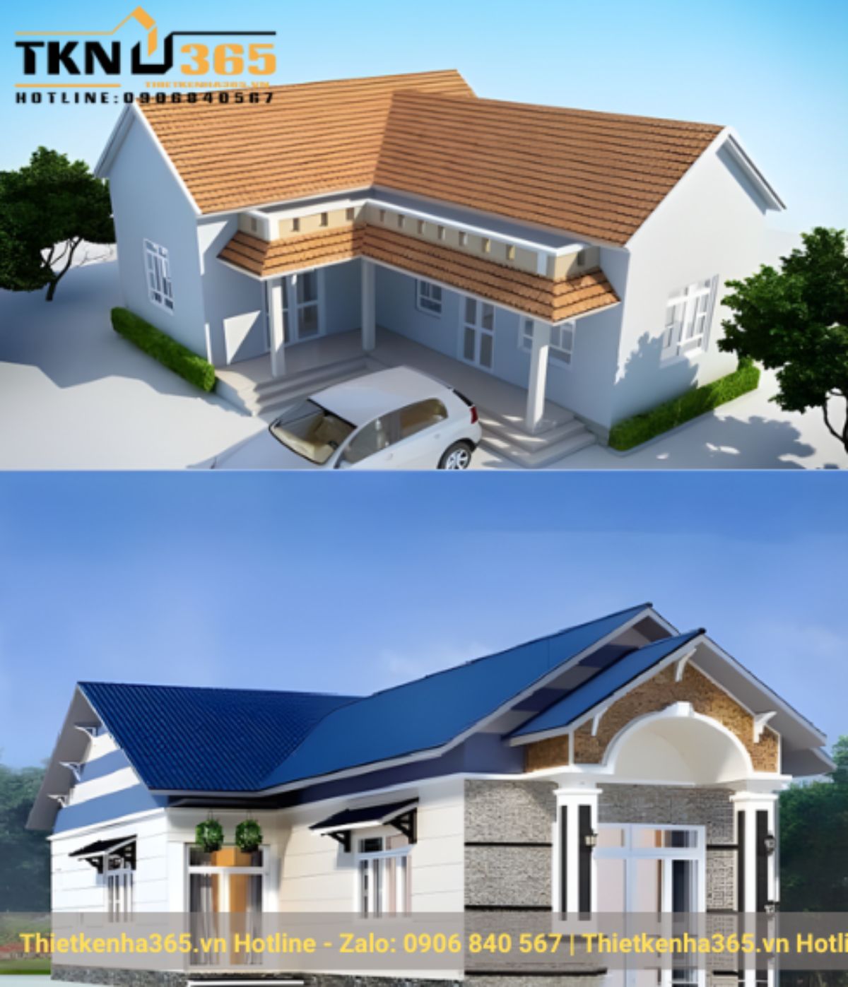 nhà chữ l 1 tầng