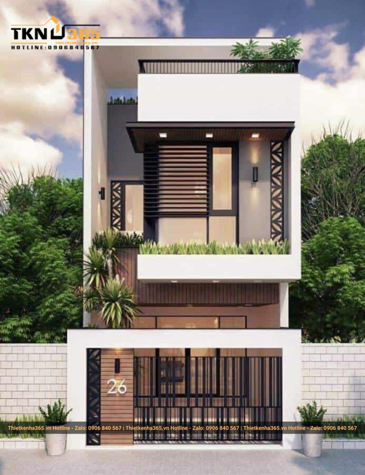 nhà mặt tiền 6m 2 tầng