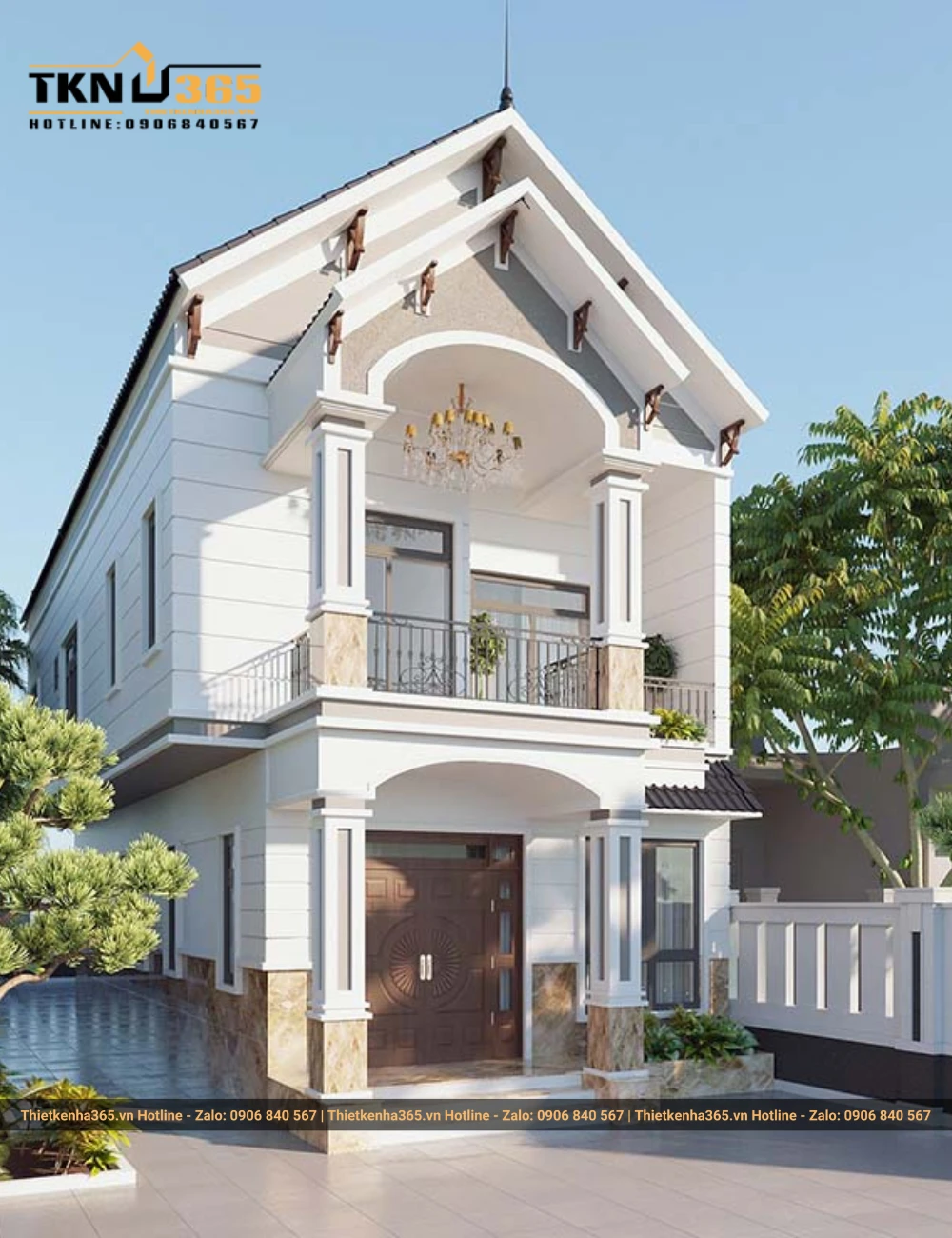 Ưu điểm của nhà ống 2 tầng mái thái mặt tiền 5m