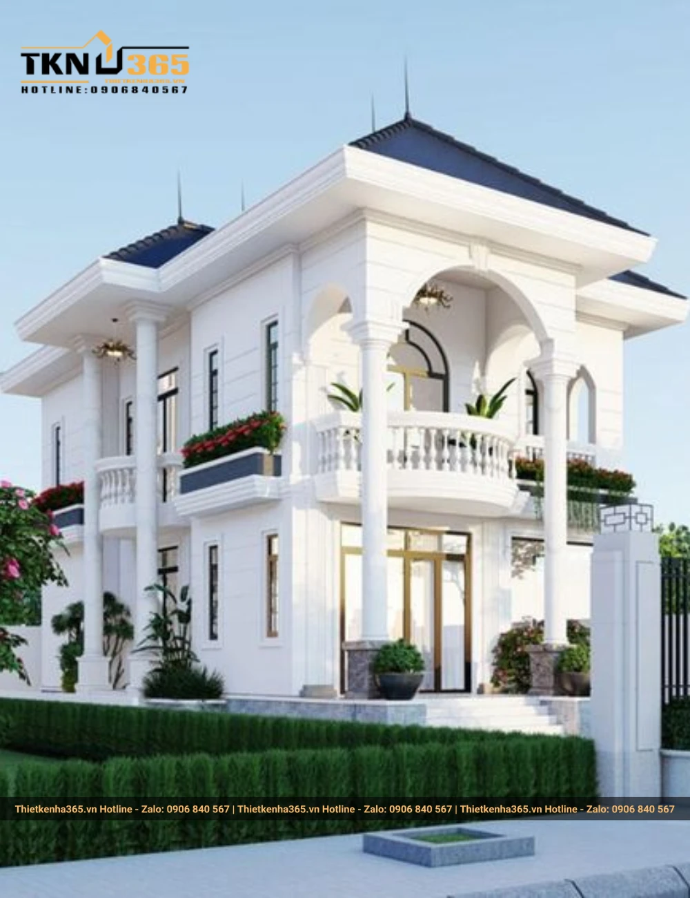 60+ mẫu nhà ống 2 tầng mái thái mặt tiền 5m đẹp ấn tượng