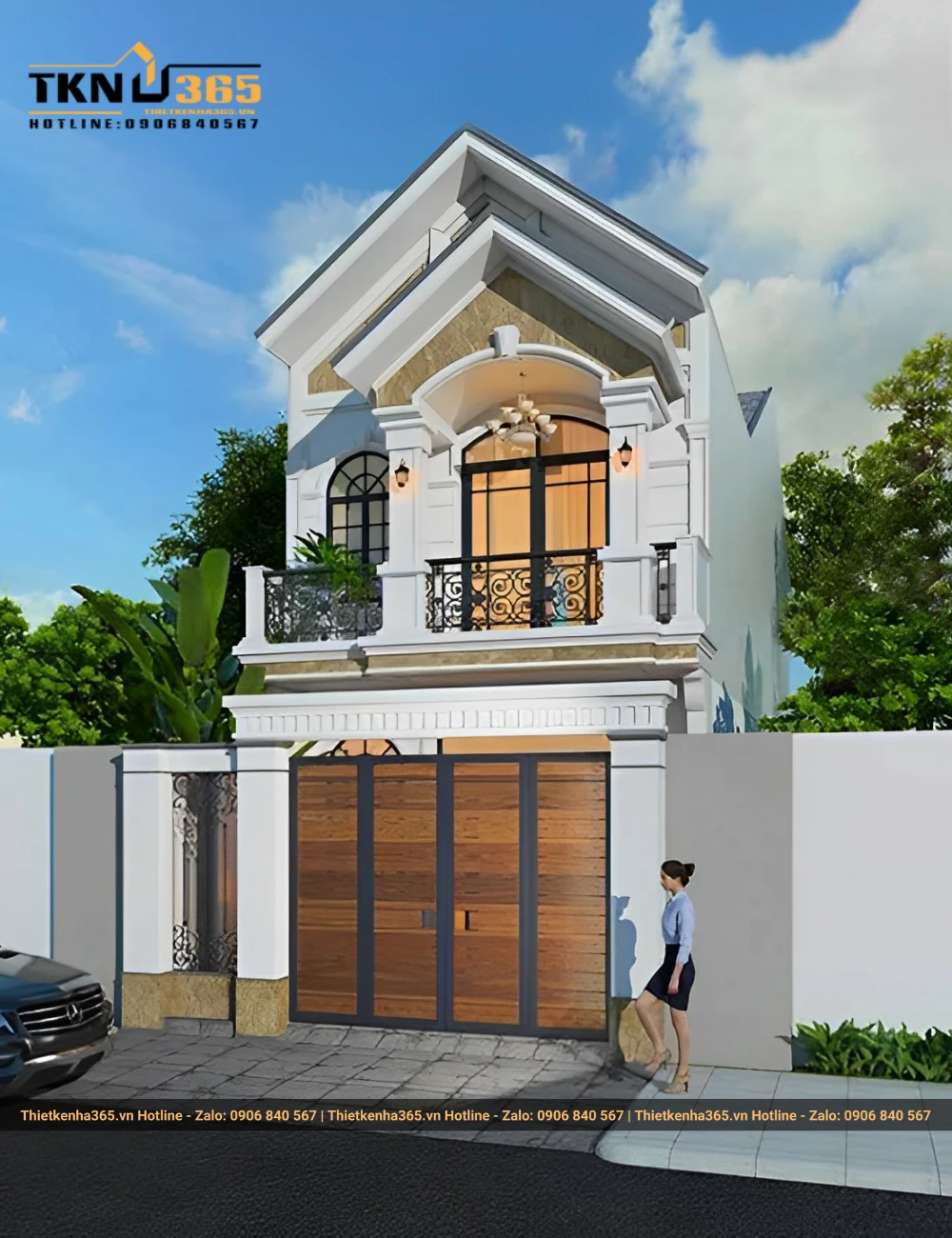 60+ Mẫu nhà ống 2 tầng mái thái mặt tiền 5m đẹp ấn tượng