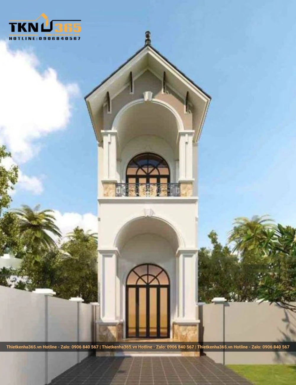 Ưu điểm của nhà ống 2 tầng mái thái mặt tiền 5m