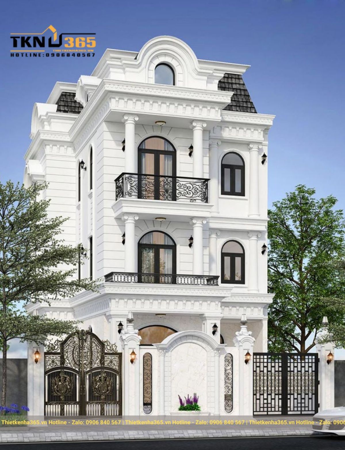 101+ mẫu thiết kế nhà phố cổ điển đẹp năm 2024