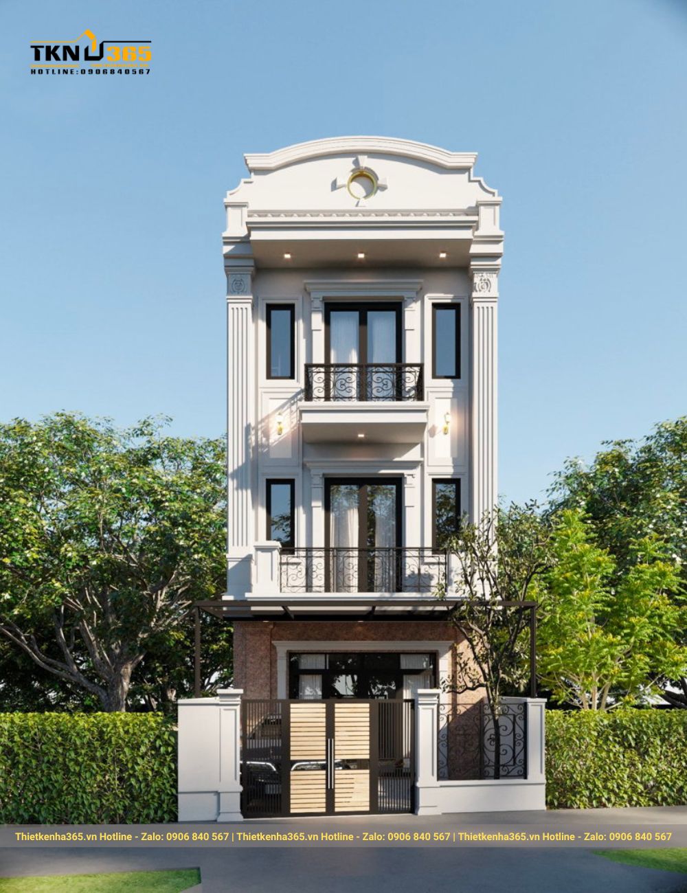 nhà phố tân cổ điển 6m mặt tiền