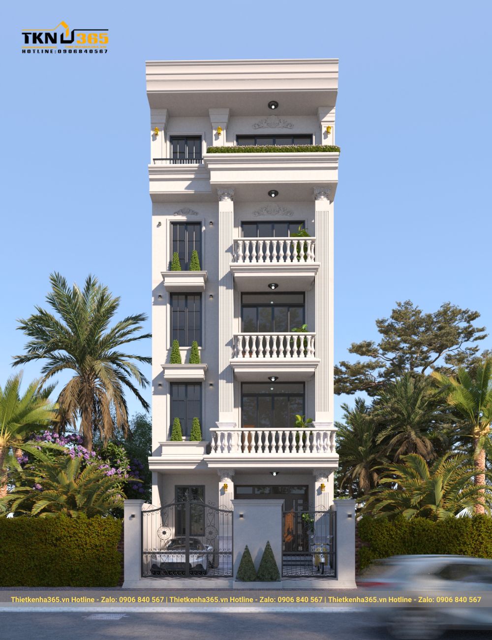 nhà phố tân cổ điển