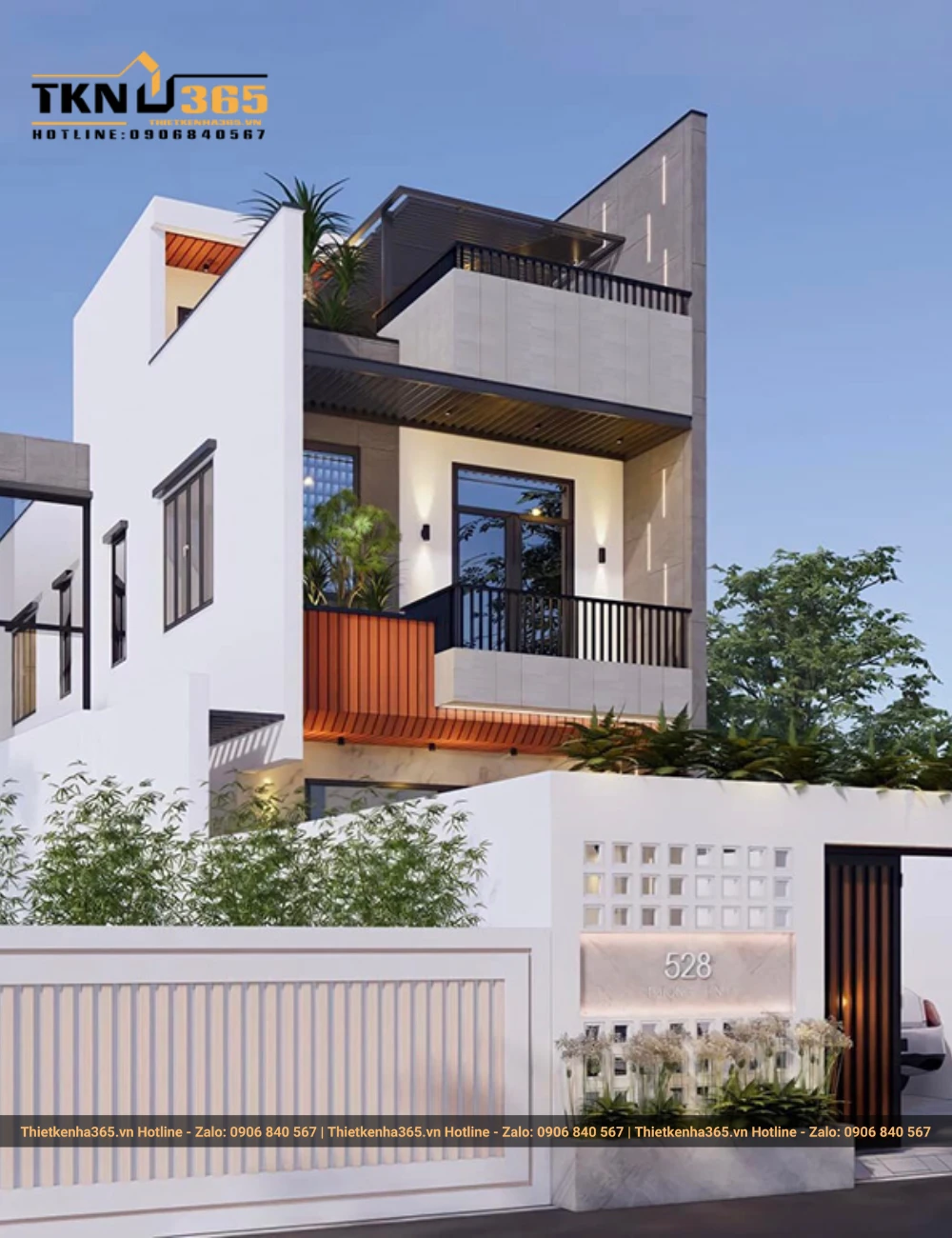 Nhà đẹp 2 tầng 5x20 có sân rộng để xe