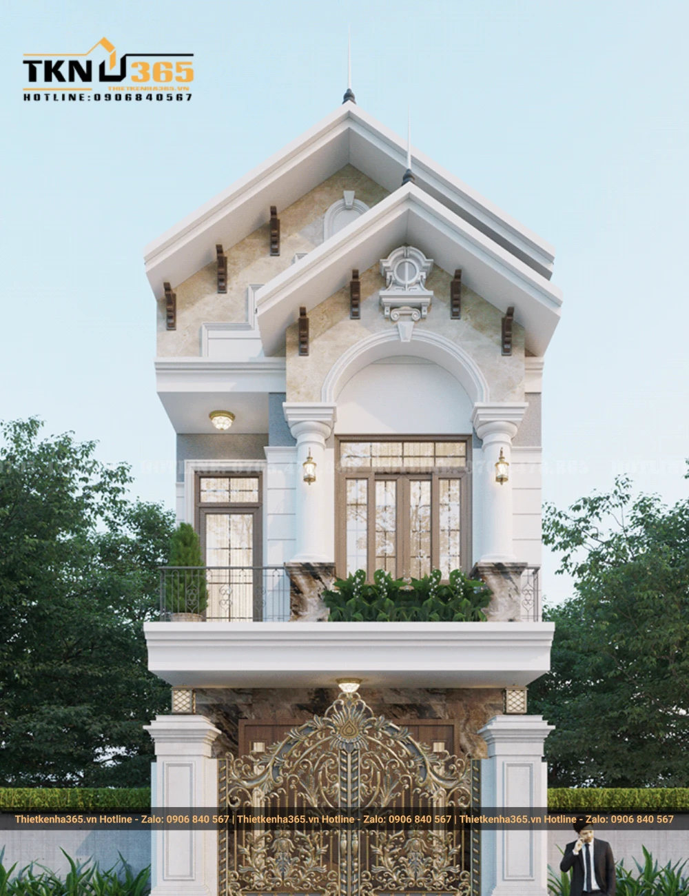 Nhà 2 tầng 5x20 mái Thái