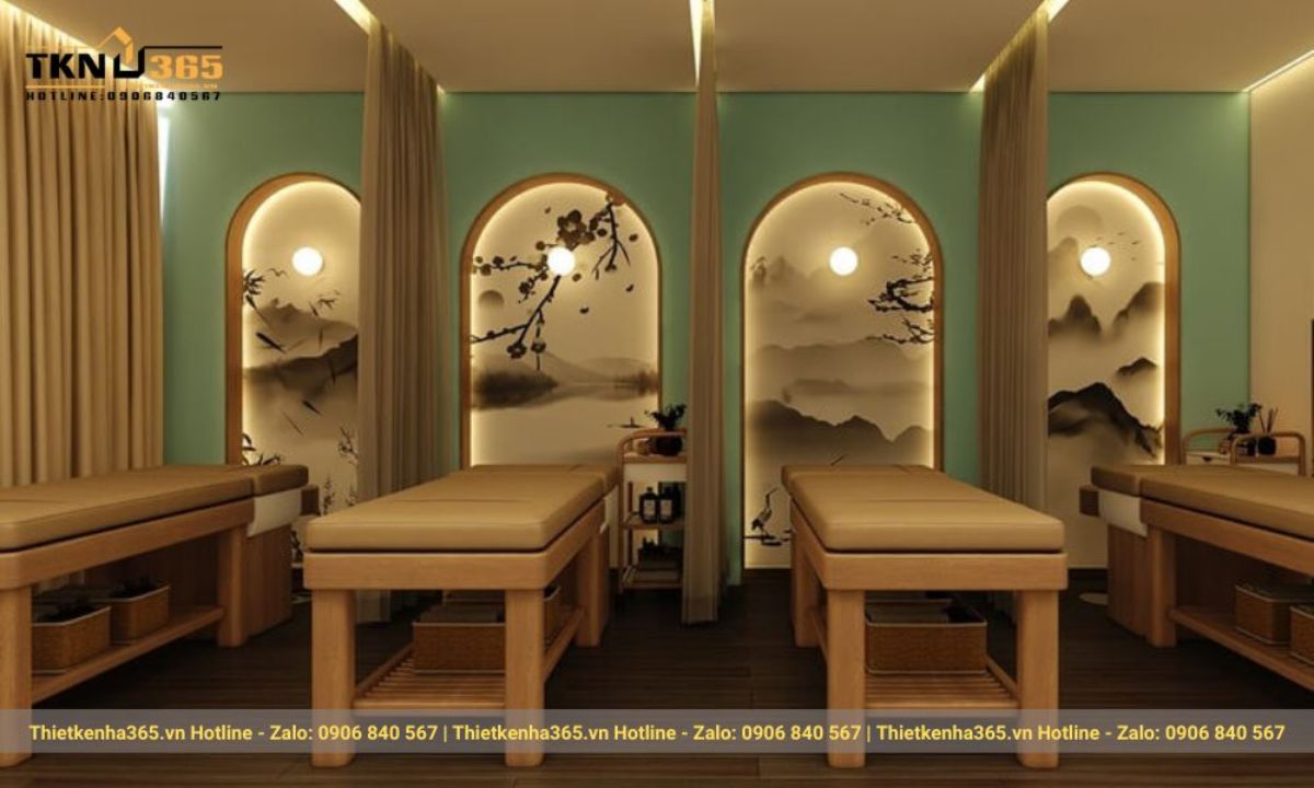 thiết kế nội thất spa