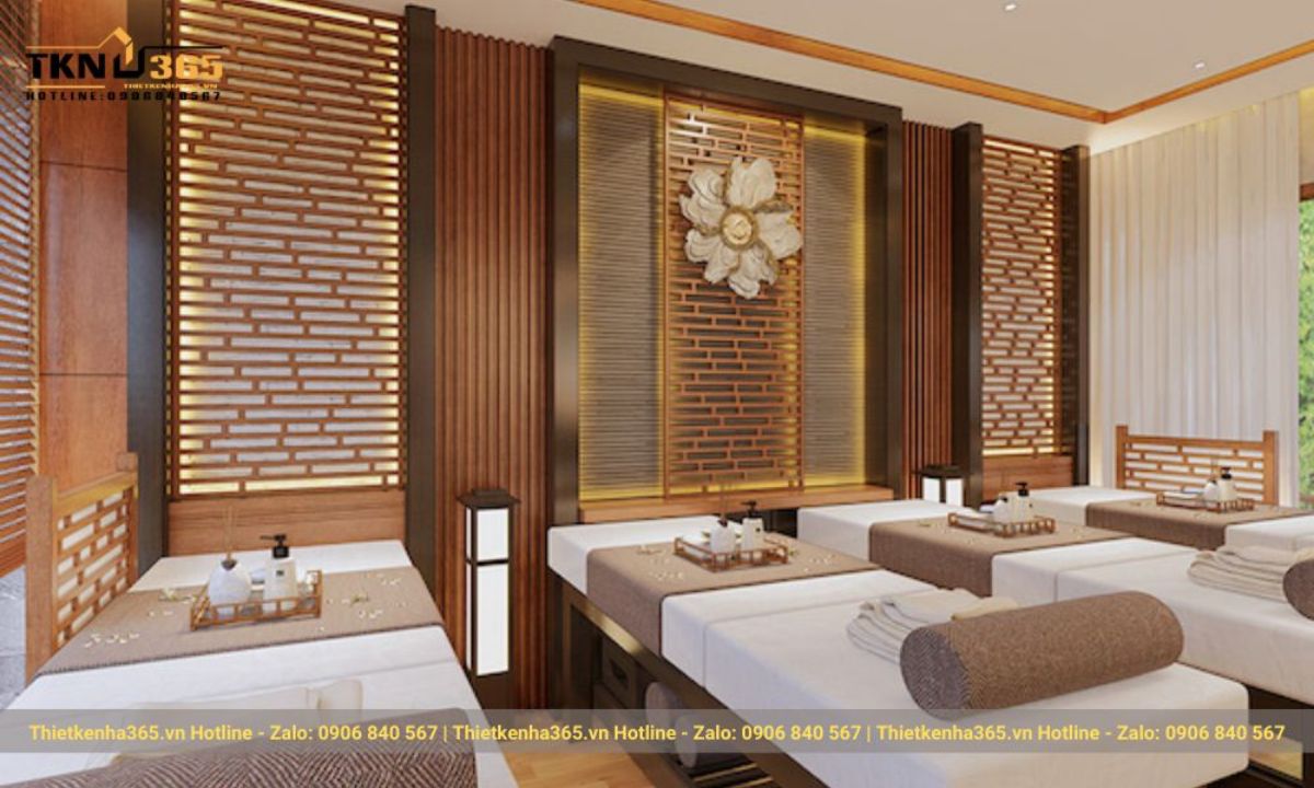 thiết kế nội thất spa