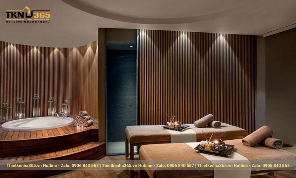 thiết kế nội thất spa