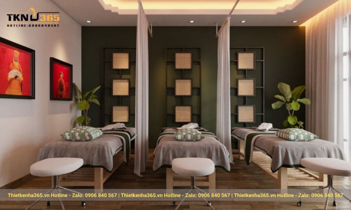 thiết kế nội thất spa