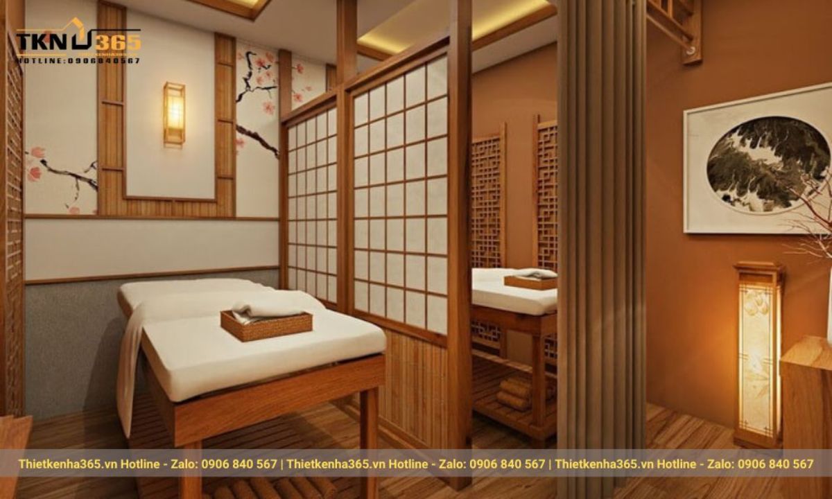thiết kế nội thất spa