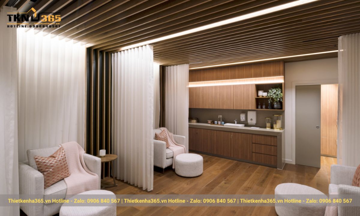 thiết kế nội thất spa