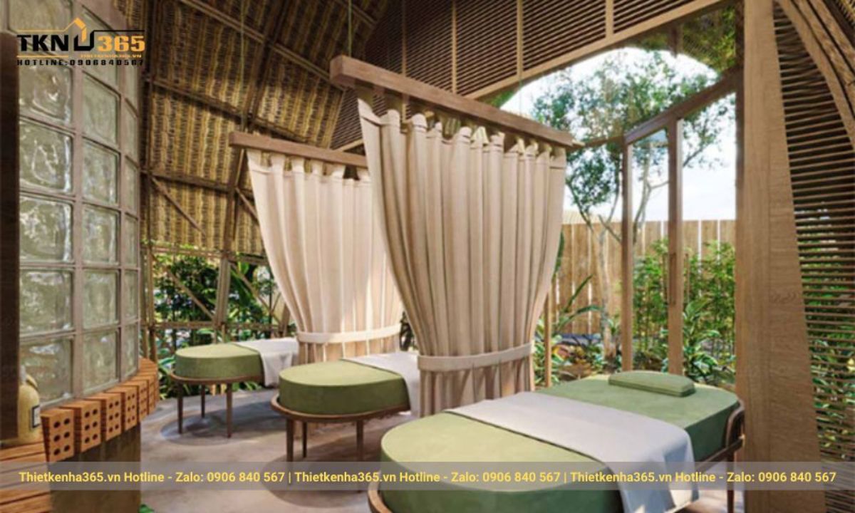 thiết kế nội thất spa