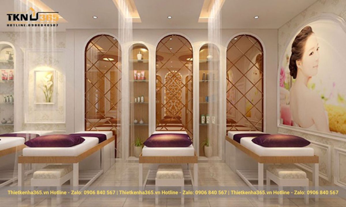 thiết kế nội thất spa