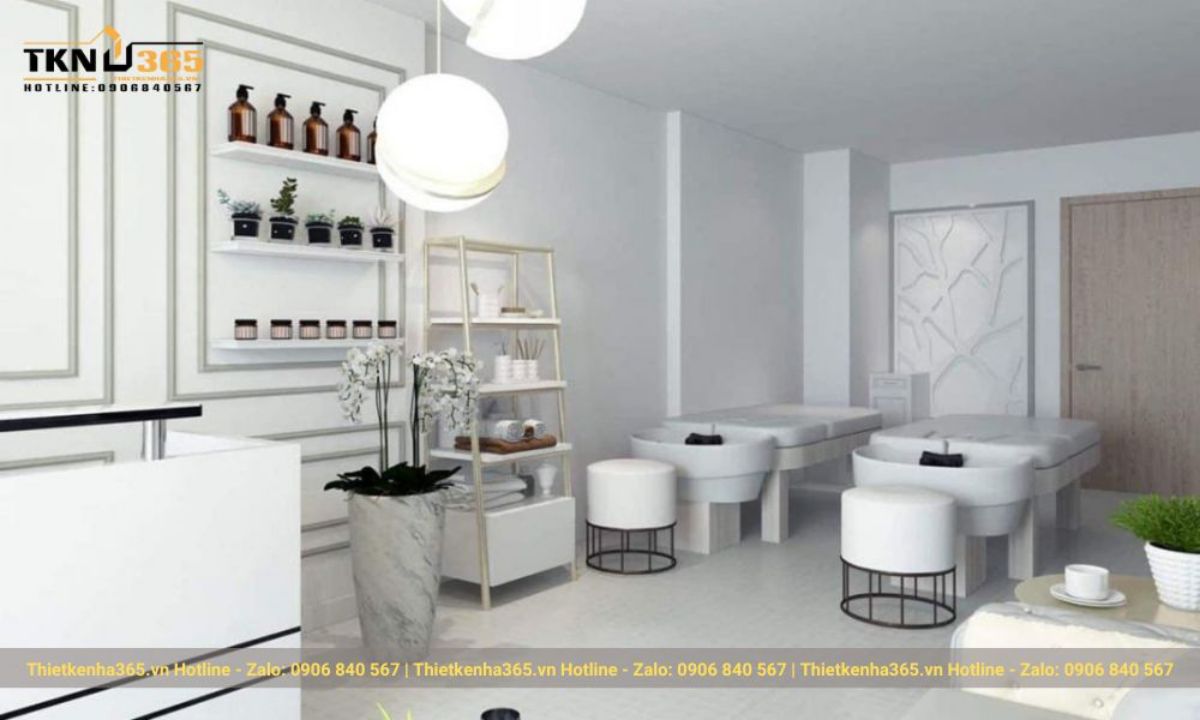 thiết kế nội thất spa