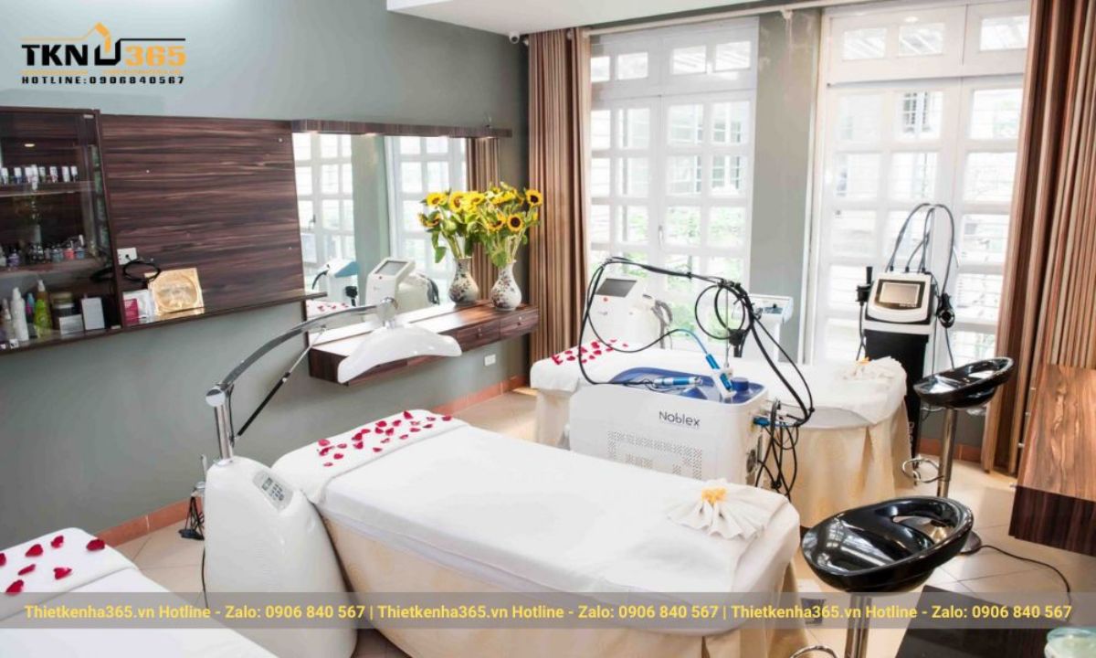 thiết kế nội thất spa