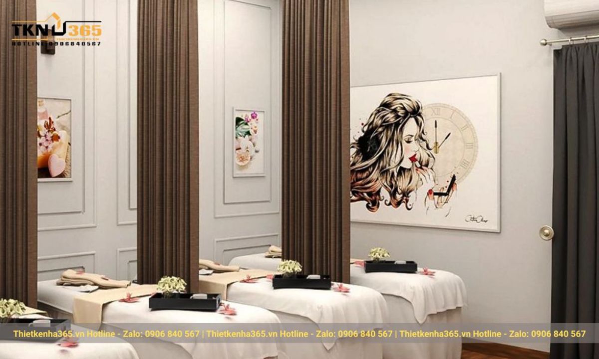 thiết kế nội thất spa