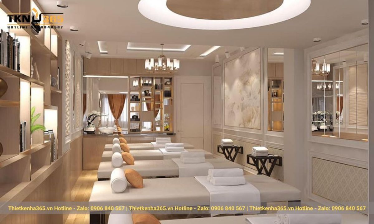 thiết kế nội thất spa